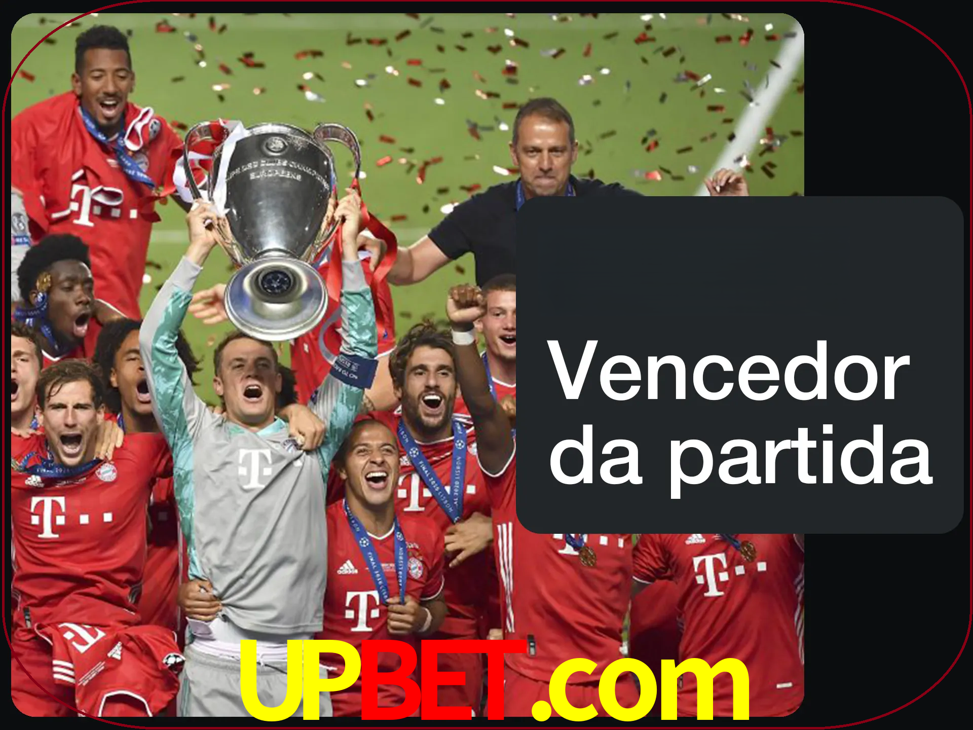 Aposte no vencedor e ganhe uma grande quantia de dinheiro.