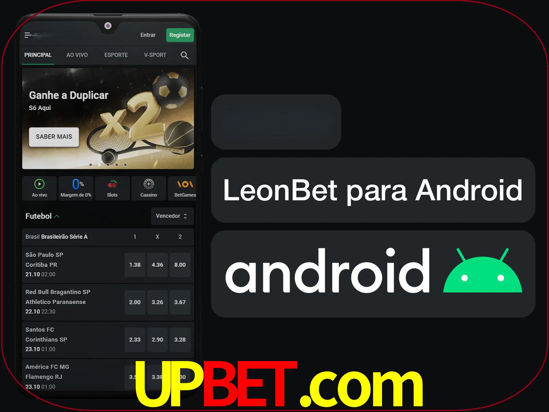 Adquira sua versão poket de LeonBet.