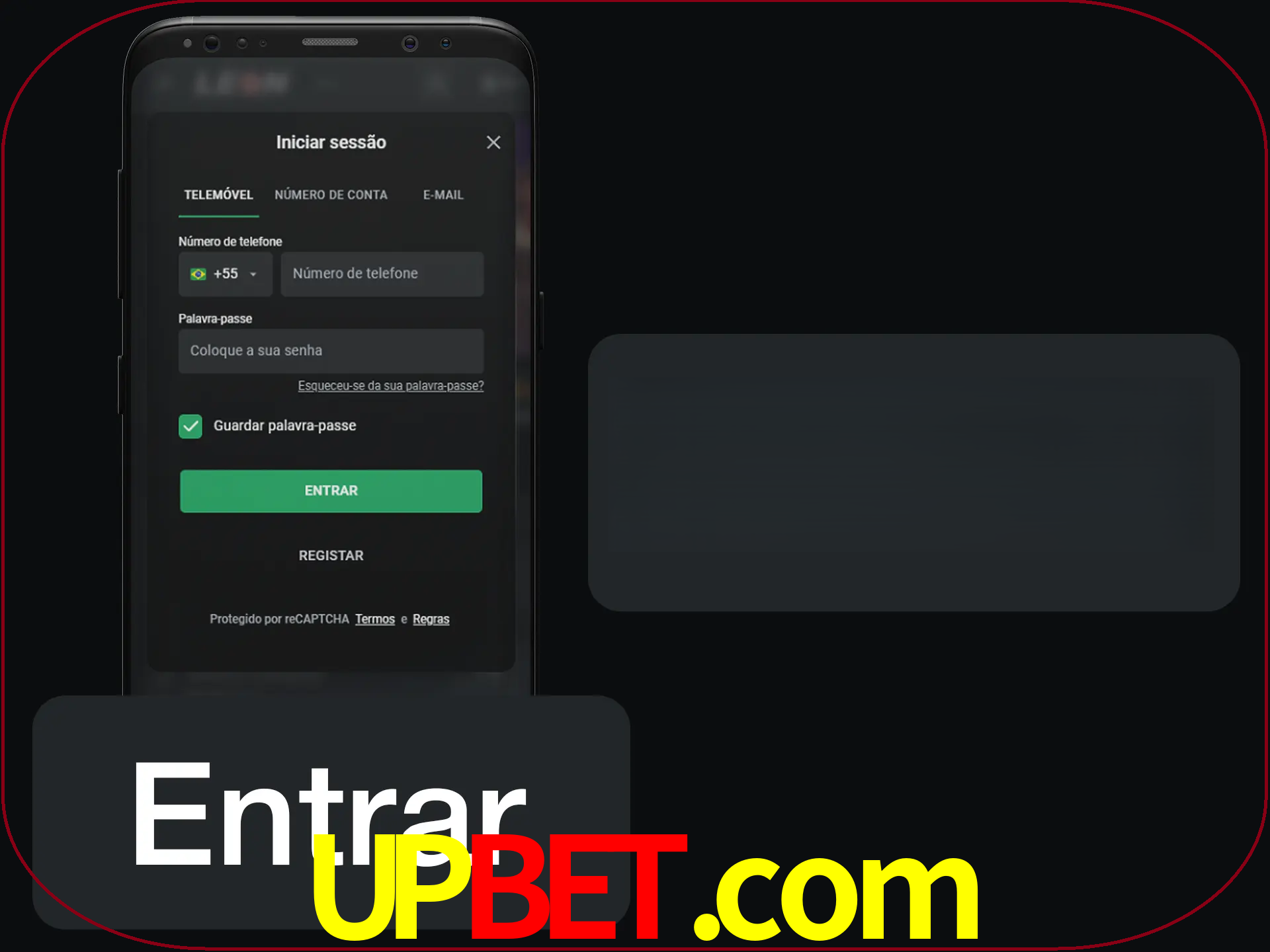 Faça o login para começar a apostar e jogar no cassino.